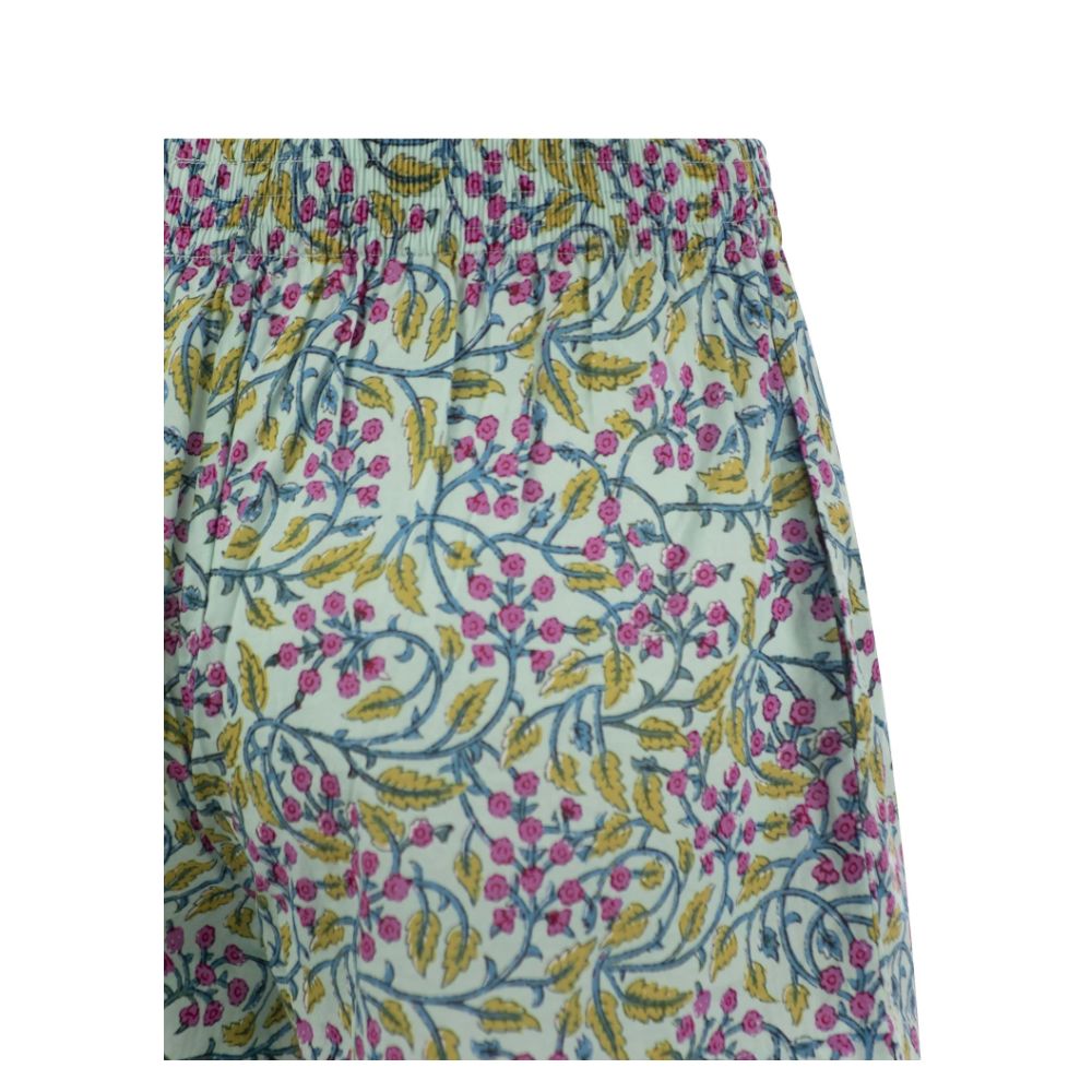 Grønne bomullsshorts