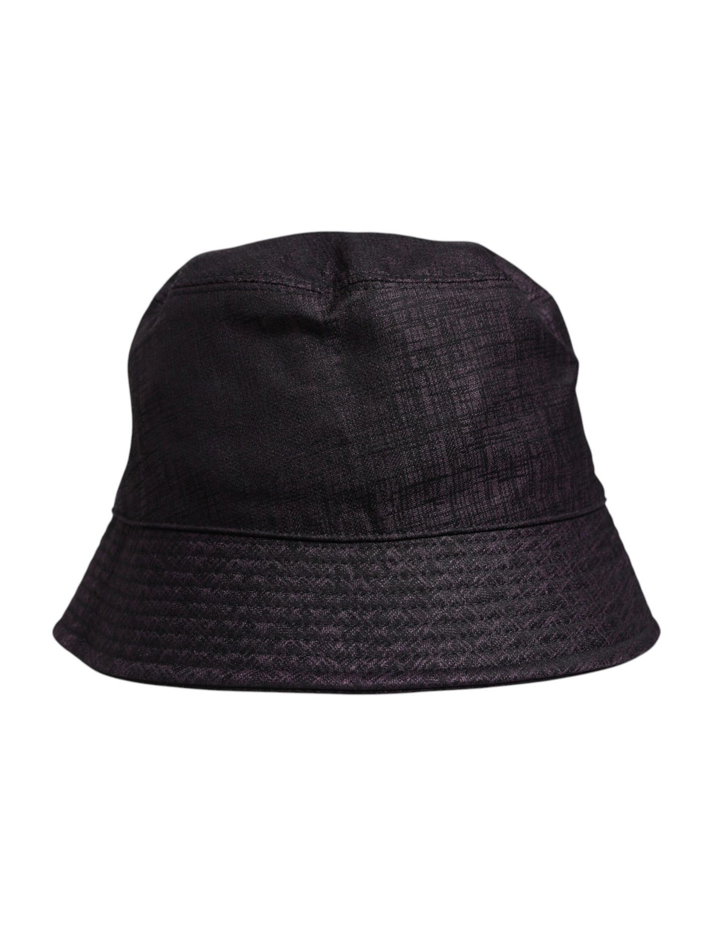 Dolce & Gabbana Black Wide Brim Nylon Bucket Hat