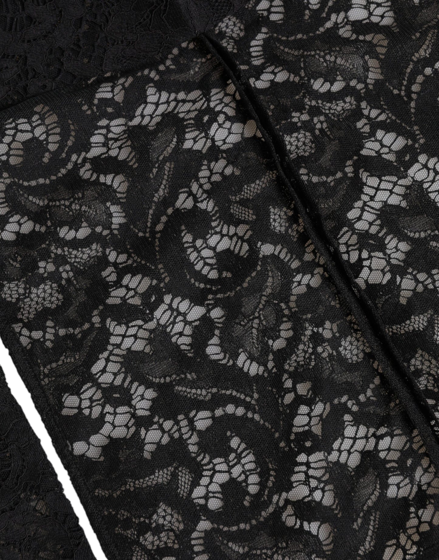 Dolce &amp; Gabbana Svart Blomsterblonder Helhodehatt