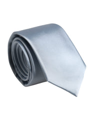 Dolce &amp; Gabbana Lyseblått Ensfarget Silkeslips Justerbart Slips