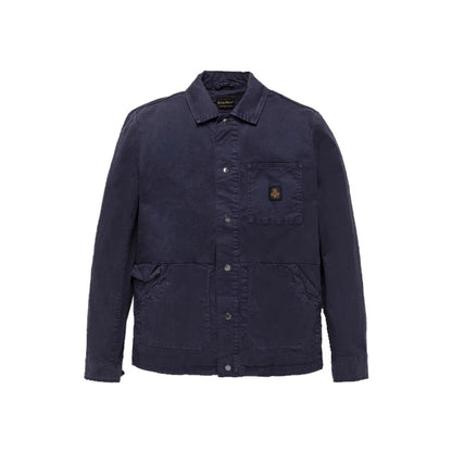 Refrigiwear Blue Cotton Men's Jacket