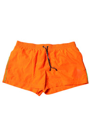 Dolce & Gabbana Orange Polyester Beachwear Shorts 2Pc Swimwear