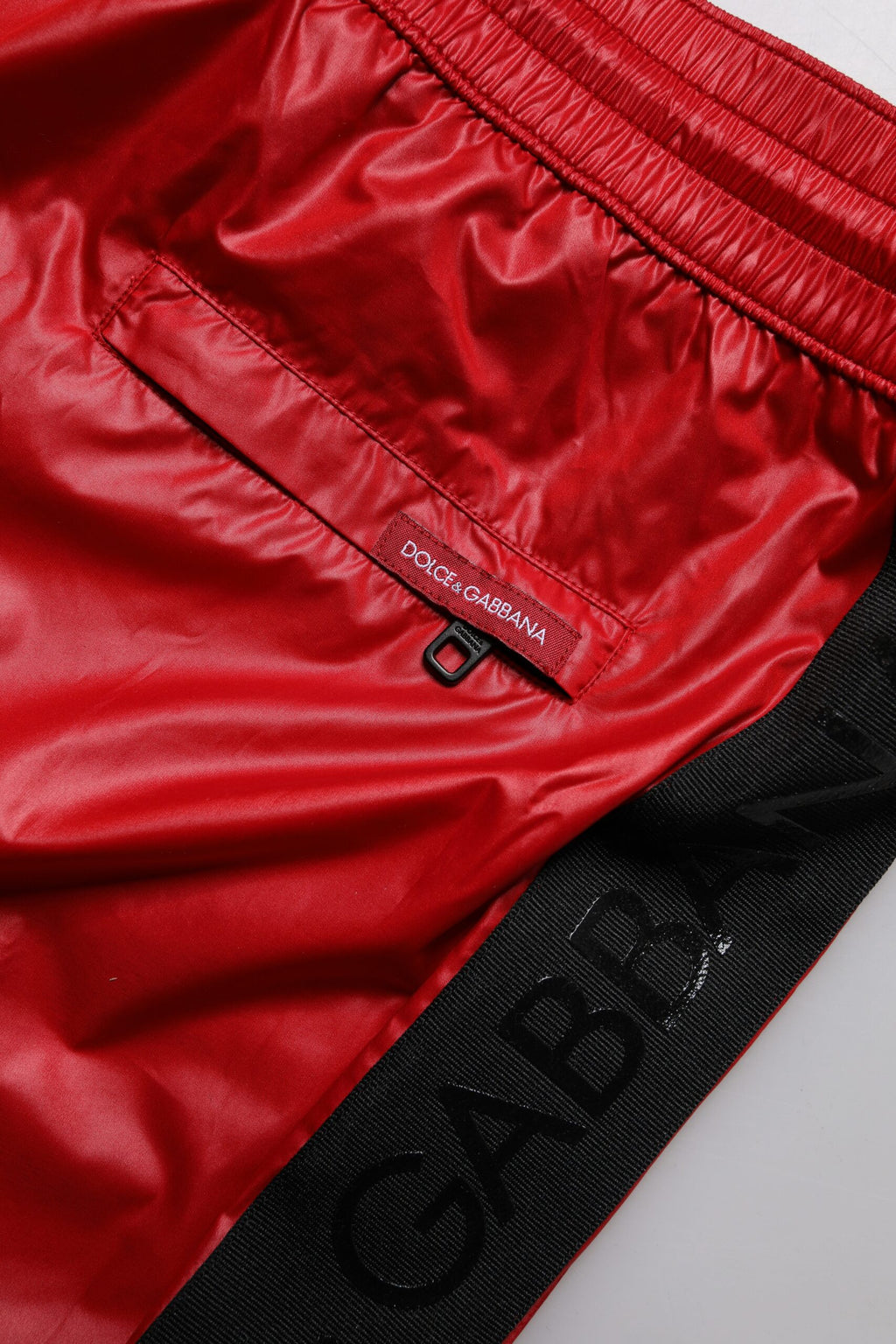 Röda polyester strandshorts 2-delade badkläder