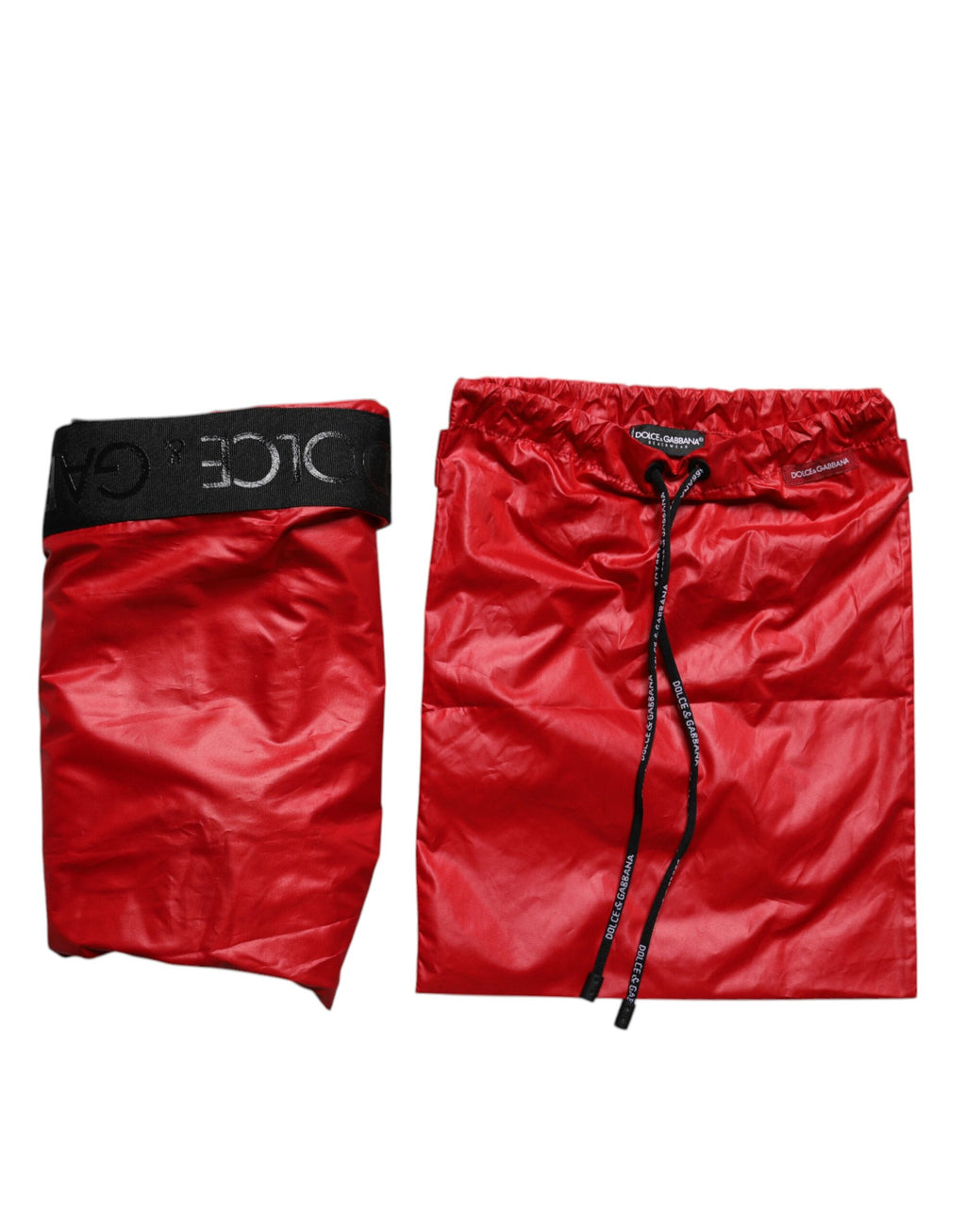 Röda polyester strandshorts 2-delade badkläder