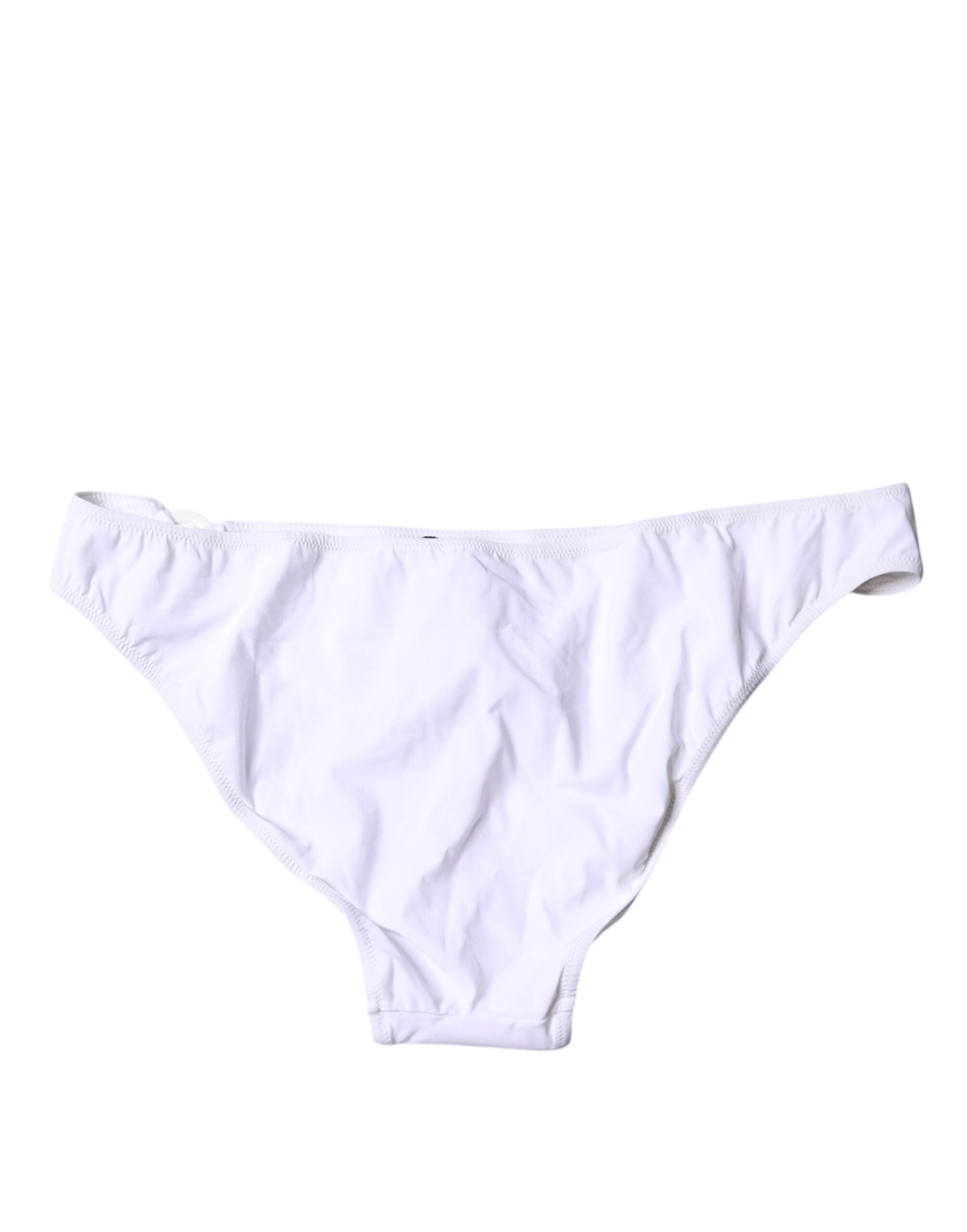 Vita Nylon Beachwear Bikini Bottom Badkläder