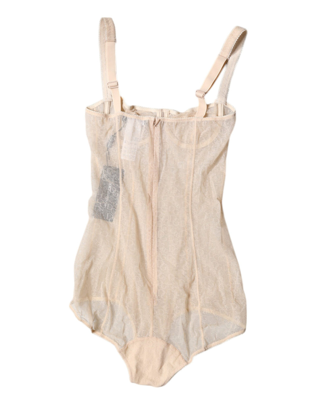 Beige tyll balconette bh bodysuit underkläder