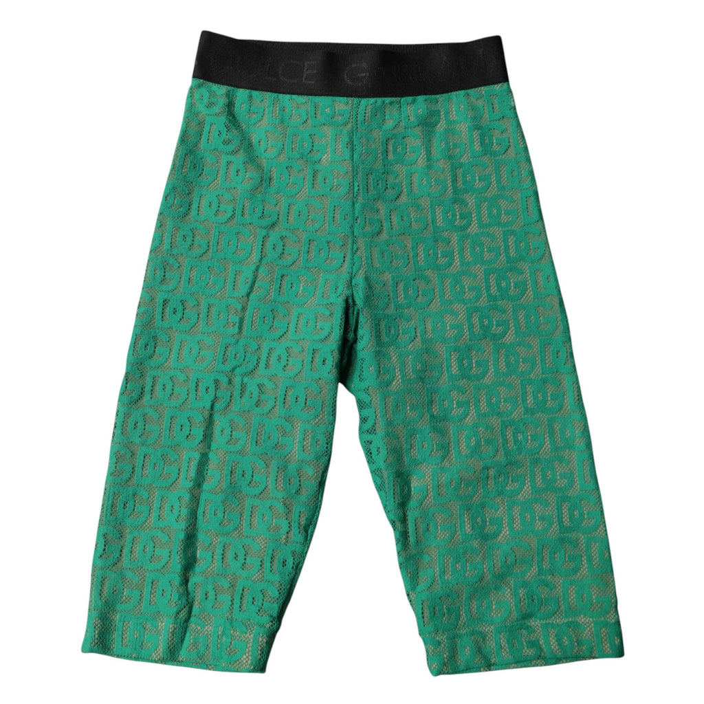 Gröna Logotypmonogram Cropped Tights Underkläder