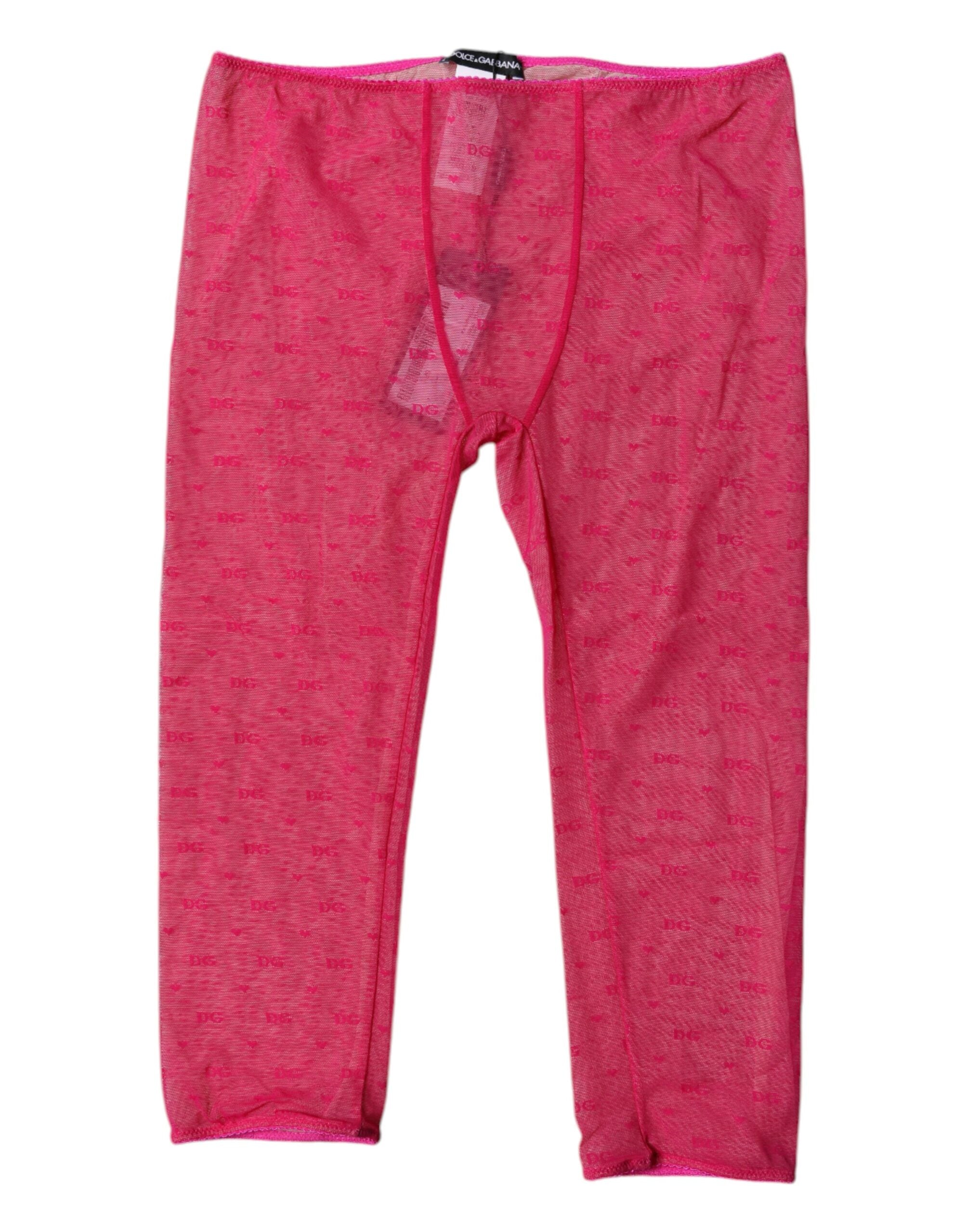 Fuchsia Logotyp Spetsunderkläder Beskurna Tight Underkläder