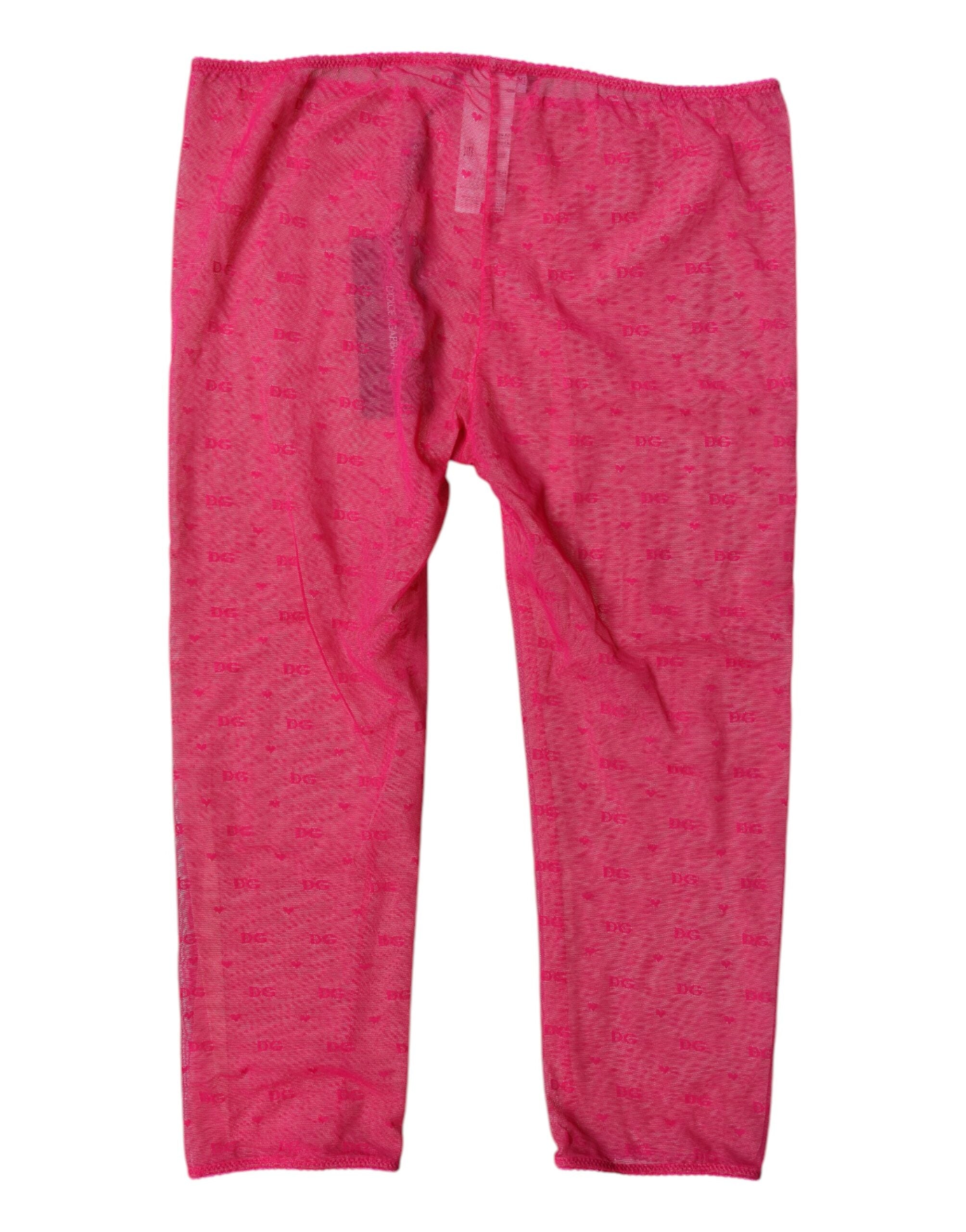 Fuchsia Logotyp Spetsunderkläder Beskurna Tight Underkläder