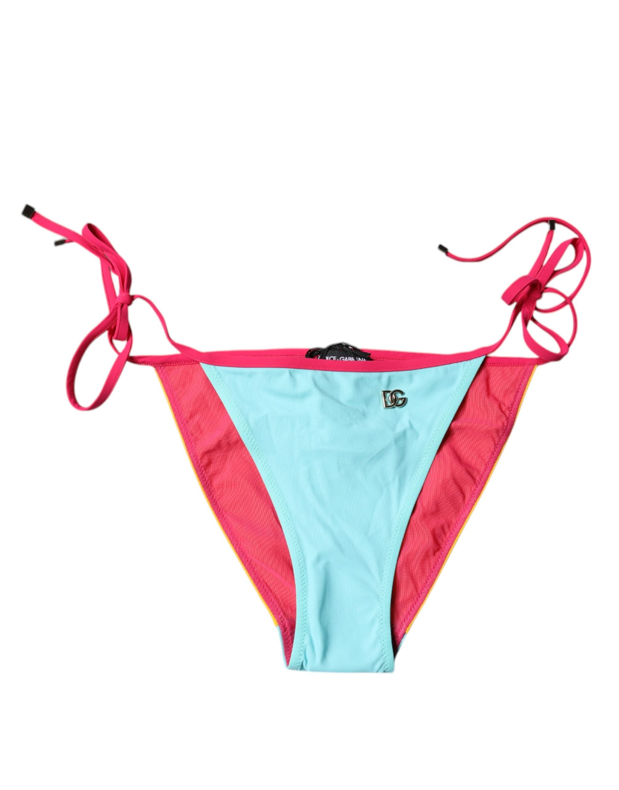 Flerfärgad logotyp baddräkt bikiniunderdel badkläder