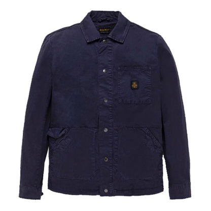 Refrigiwear Blue Cotton Men Jacket