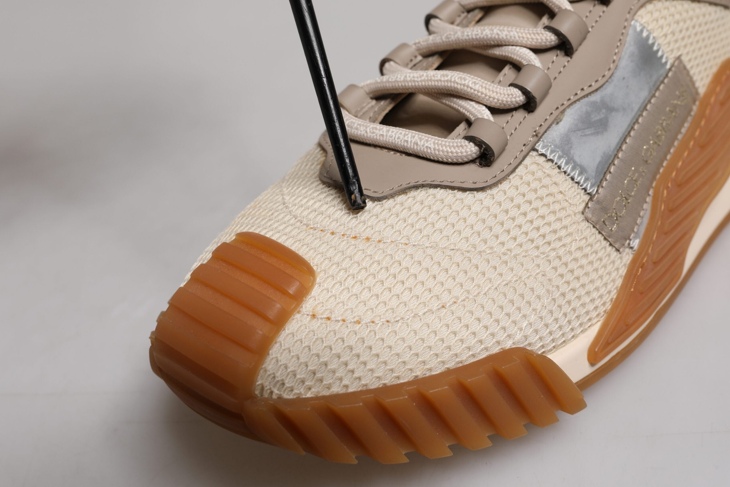 Dolce & Gabbana Multicolor Lace Up Low Top NS1 Sneakers Shoes