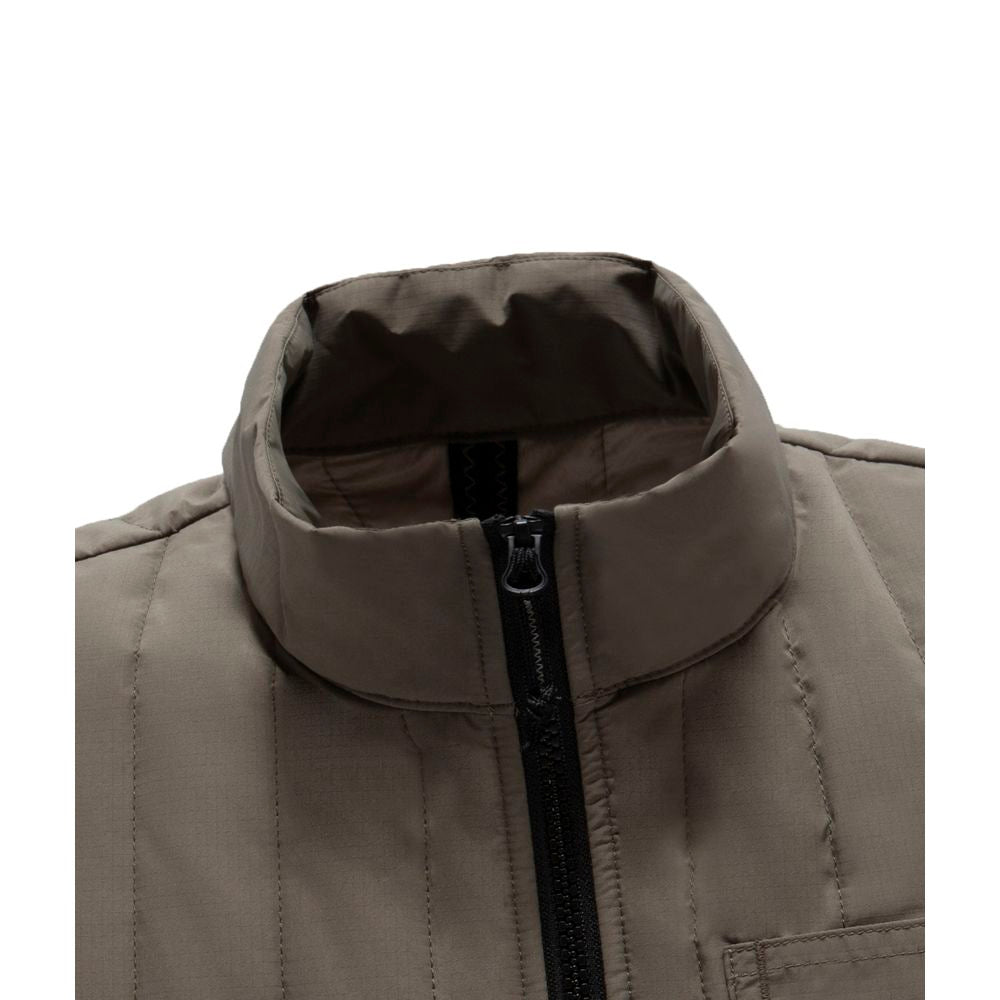 Grå polyester herrväst
