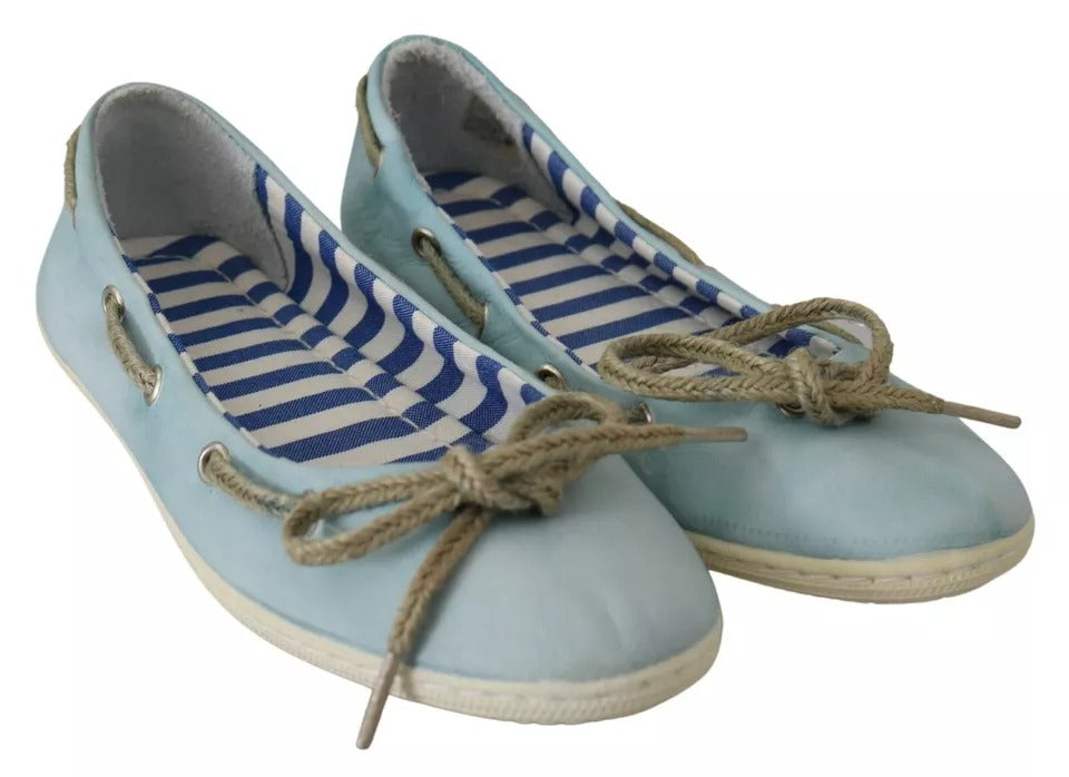 Minnesota Blå Stripe Flate Slip-On Sko
