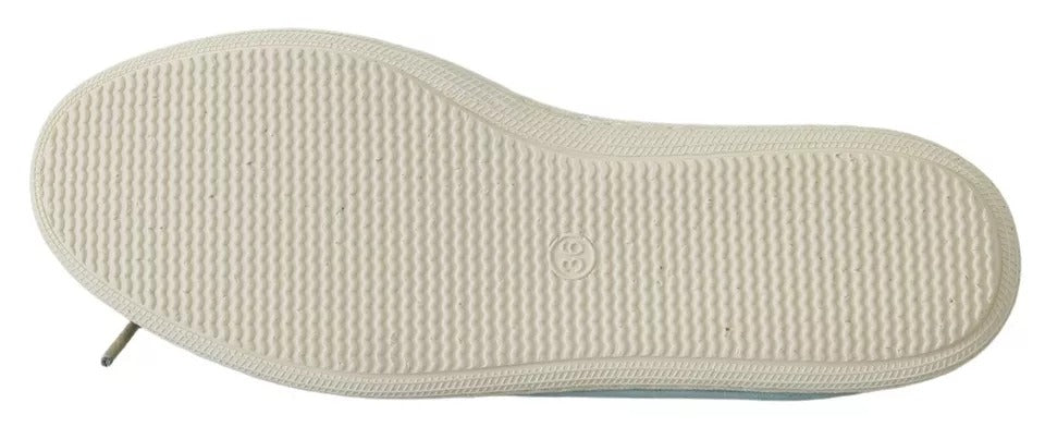 Minnesota Blå Stripe Flate Slip-On Sko