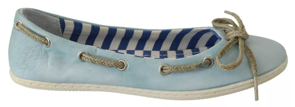 Minnesota Blå Stripe Flate Slip-On Sko
