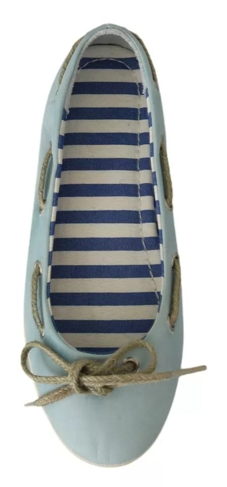 Minnesota Blå Stripe Flate Slip-On Sko
