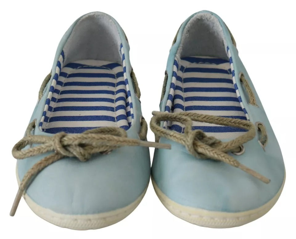 Minnesota Blå Stripe Flate Slip-On Sko