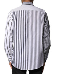 Dolce & Gabbana Multicolor Striped Button Down Casual Shirt