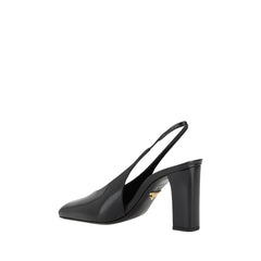 Prada Black Calf Leather Pumps