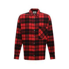 Diego Venturino Red Cotton Men Jacket