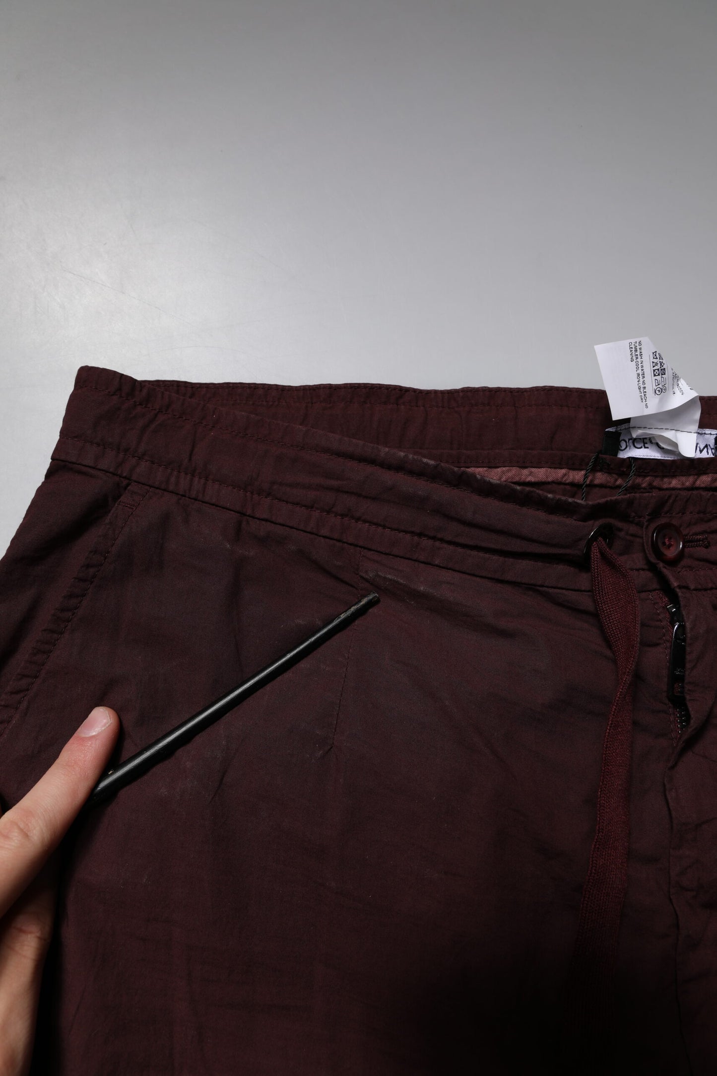 Dolce &amp; Gabbana Rödbruna Bomull Cargo Jogger Träningsbyxor