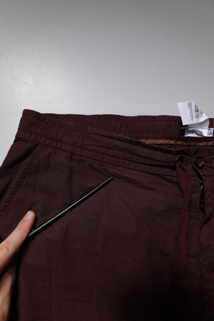 Dolce &amp; Gabbana Rödbruna Bomull Cargo Jogger Träningsbyxor