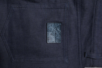 Dolce &amp; Gabbana mörkblå bomullsstretchiga skinny denimjeans