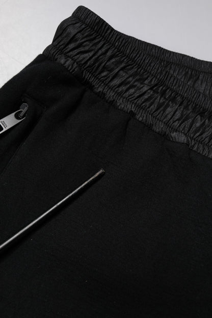 Dolce &amp; Gabbana Svarta Joggingbyxor i Bomullsblandning för Herrar