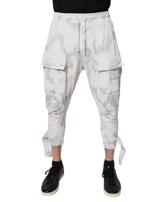 Dolce &amp; Gabbana Vita Kamouflage Cargo Jogger Träningsbyxor