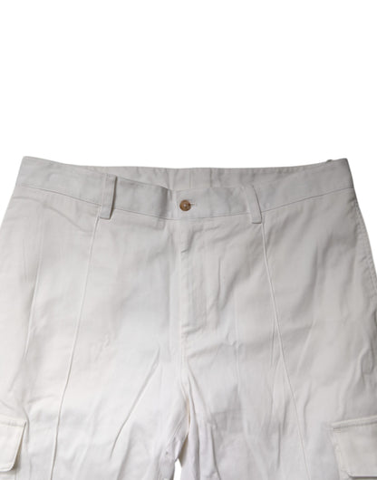 Dolce &amp; Gabbana Vita Bomull Jogger Cargo Skinny Byxor