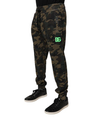 Dolce & Gabbana Multicolor Camouflage Jogger Sweatpants Pants