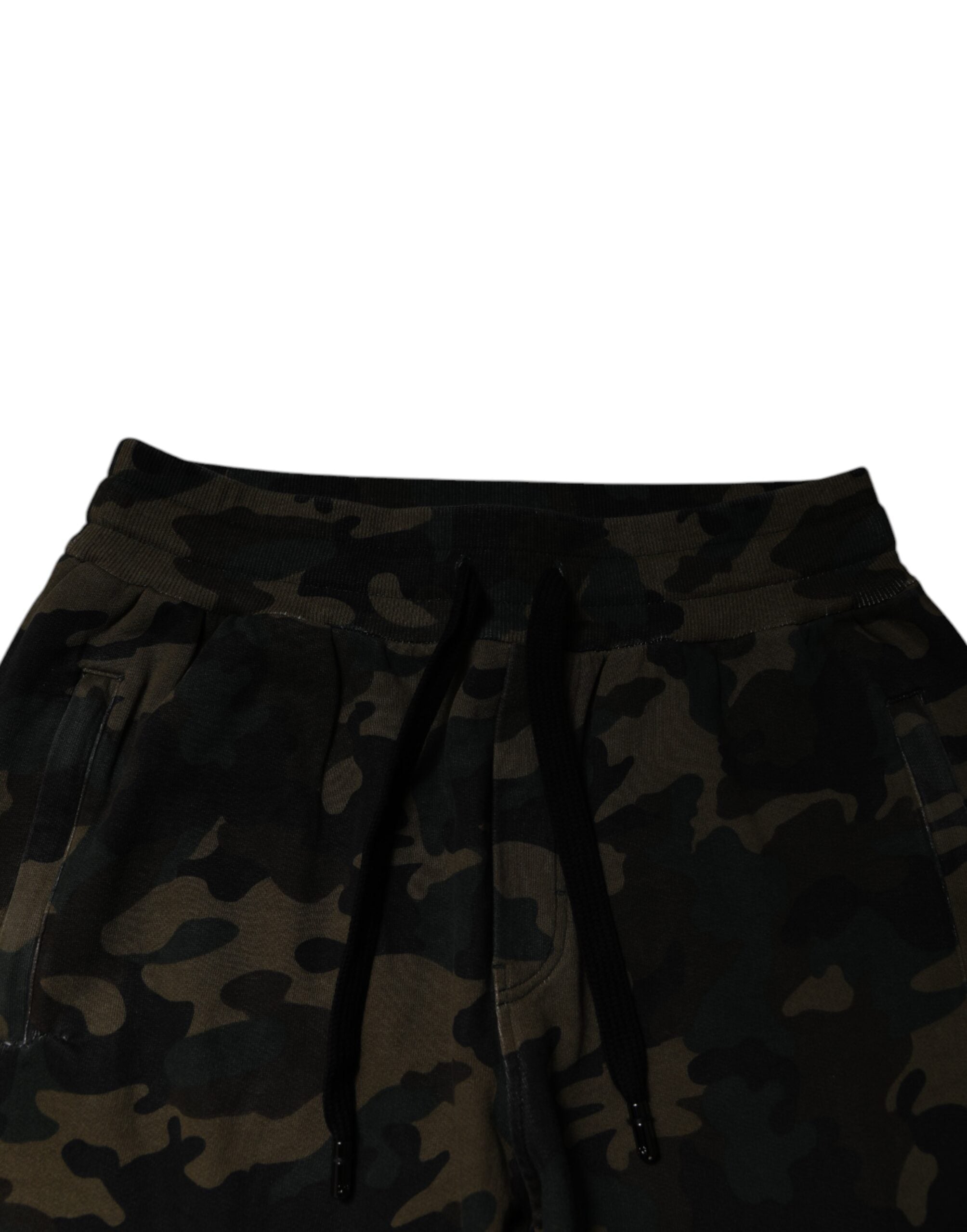 Dolce & Gabbana Multicolor Camouflage Jogger Sweatpants Pants