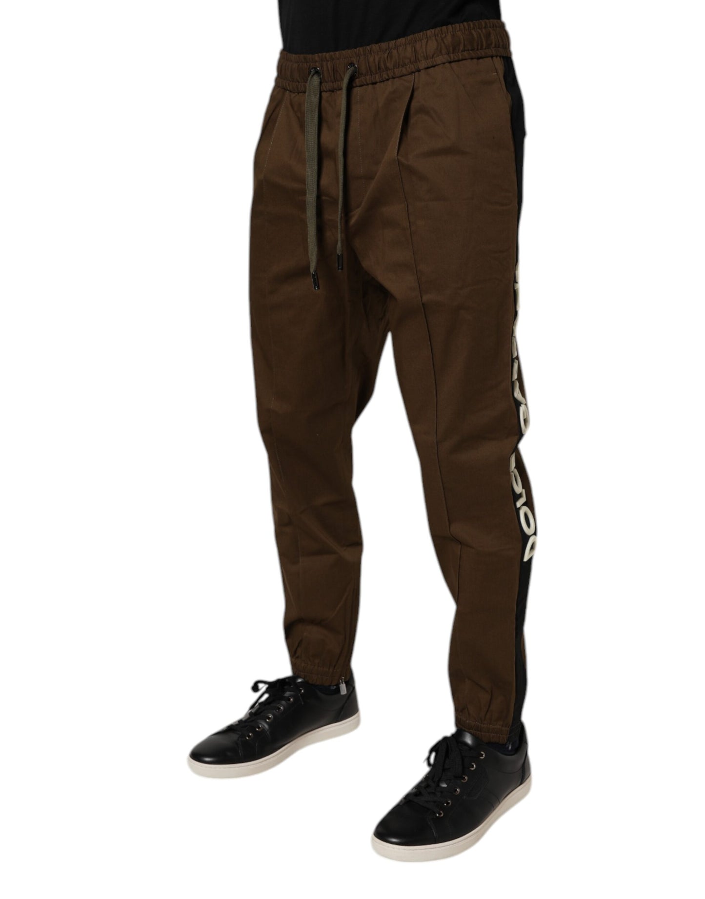 Dolce &amp; Gabbana Bruna Joggerbyxor i Bomull med Stretch