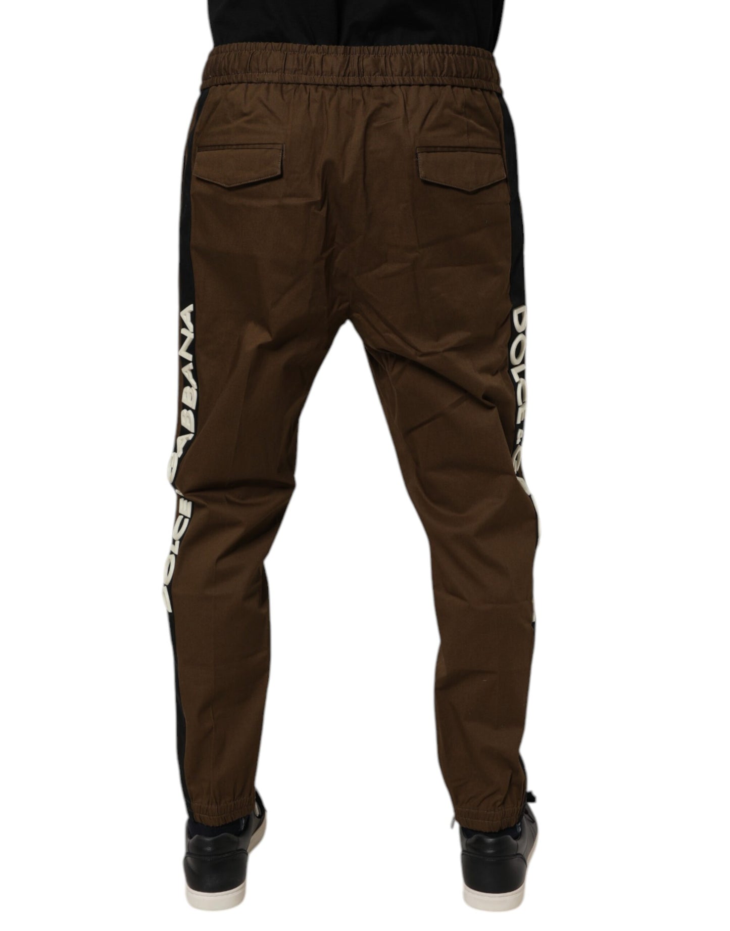 Dolce &amp; Gabbana Bruna Joggerbyxor i Bomull med Stretch