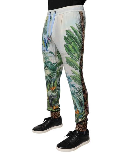 Dolce &amp; Gabbana Flerfargede Tropiske Jogger-joggebukser