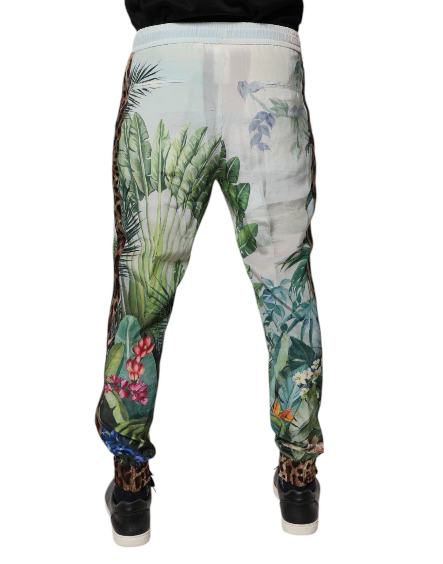 Dolce &amp; Gabbana Flerfargede Tropiske Jogger-joggebukser