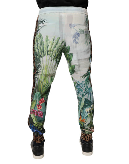 Dolce &amp; Gabbana Flerfargede Tropiske Jogger-joggebukser
