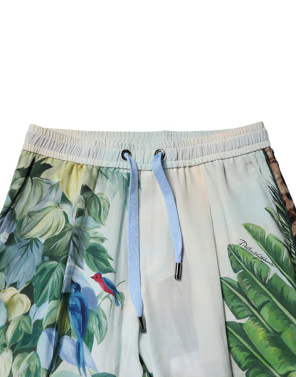 Dolce &amp; Gabbana Flerfargede Tropiske Jogger-joggebukser