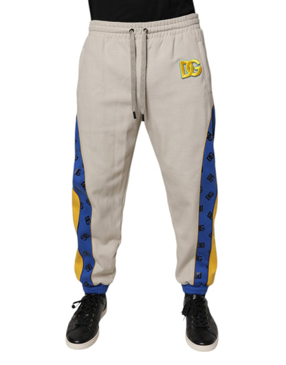 Dolce &amp; Gabbana Flerfarget Bomull DG Jogger Joggebukser Bukser