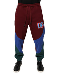 Dolce & Gabbana Multicolor Cotton Men Jogger Sweatpants Pants
