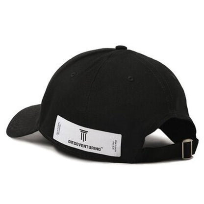Diego Venturino Black Cotton Men Cap