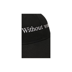 Diego Venturino Black Cotton Men Cap