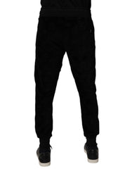 Dolce & Gabbana Black Cotton Jogger Men Sweatpants Pants