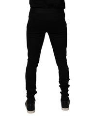 Dolce & Gabbana Black Cotton Jogger Men Sweatpants Pants