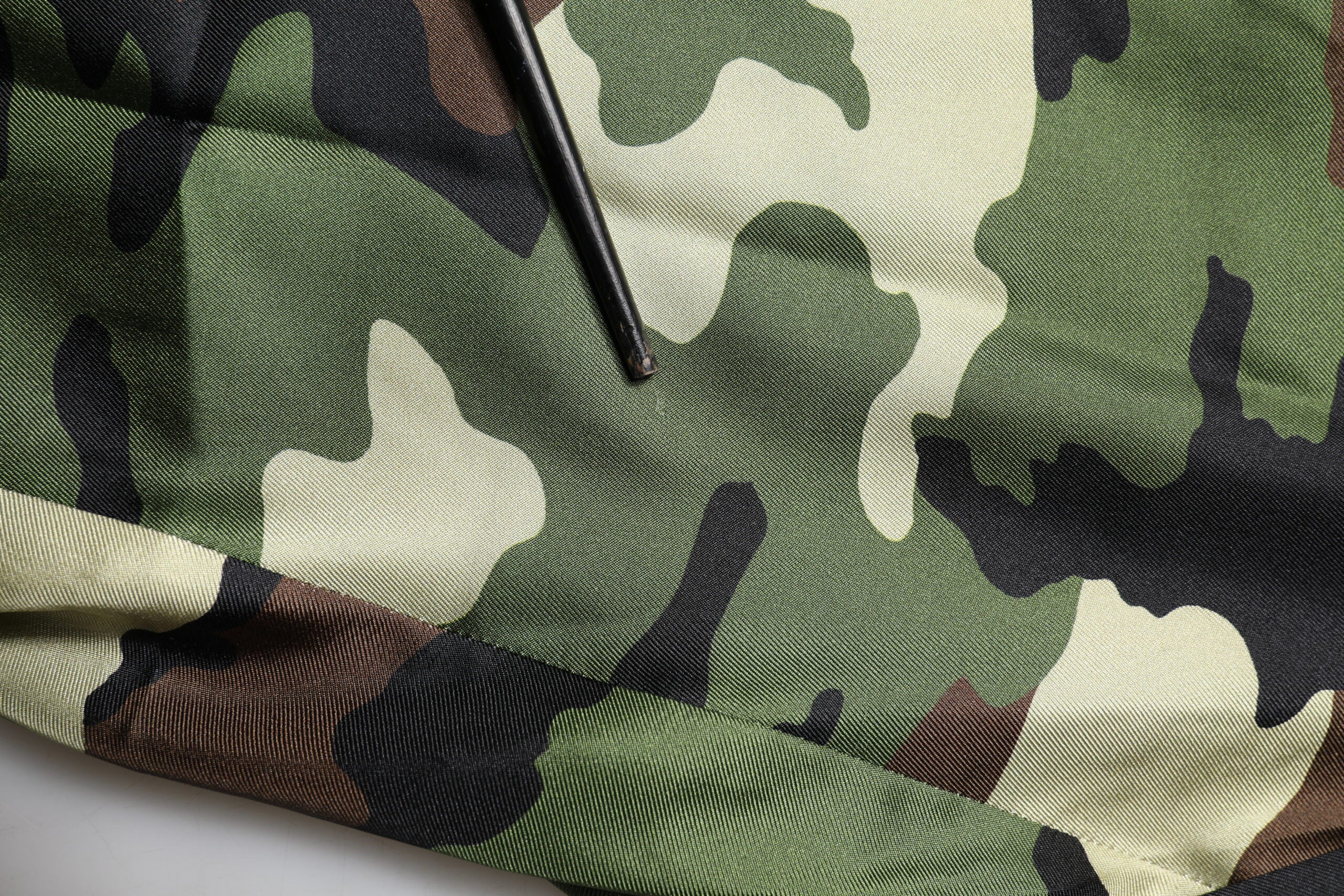 Dolce & Gabbana Multicolor Camouflage Silk Mid Waist Bermuda Shorts