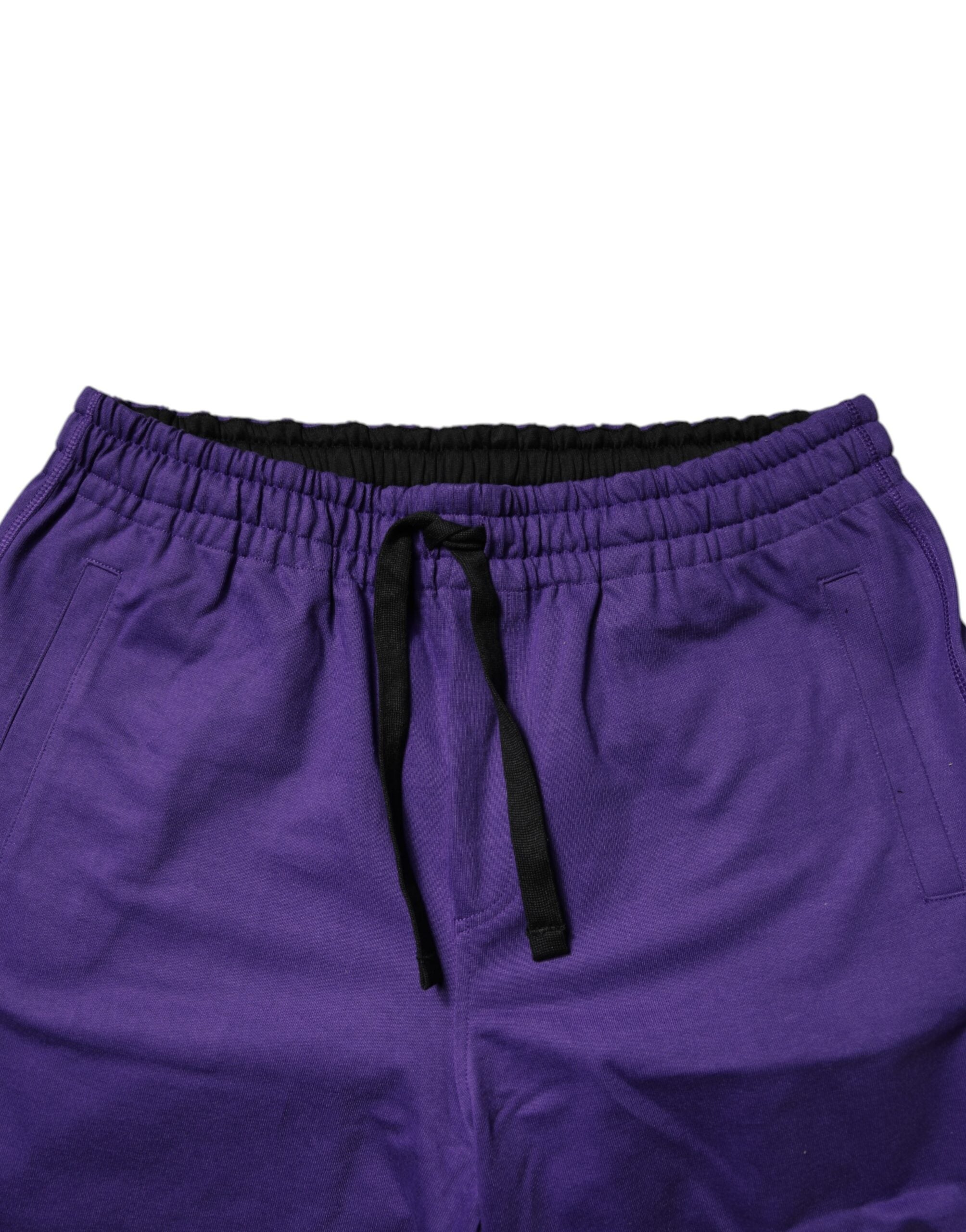 Lila bomullsshorts för män Bermuda