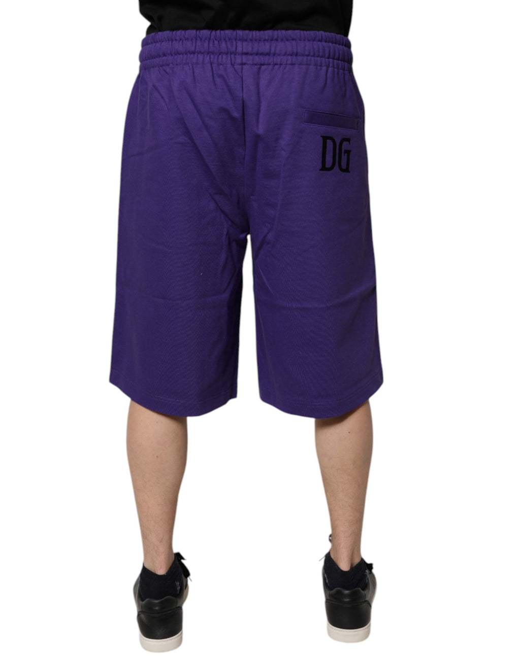 Lila bomullsshorts för män Bermuda