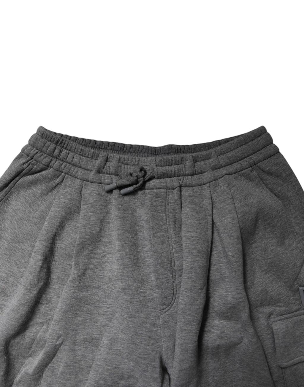 Grå bomulls cargo bermuda sweatshorts shorts