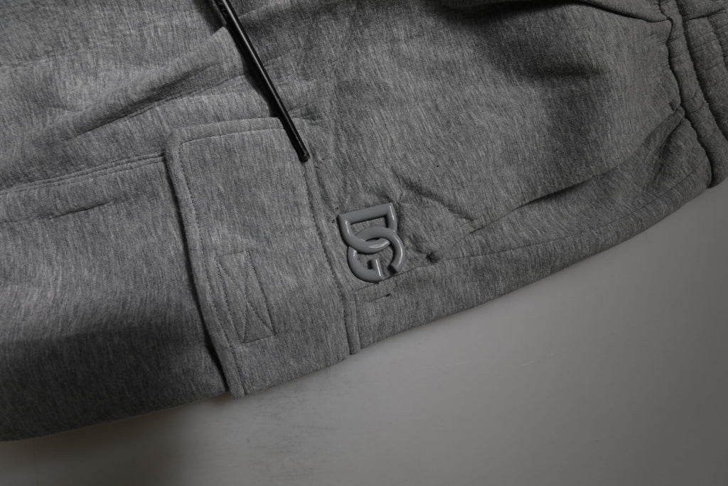 Grå bomulls cargo bermuda sweatshorts shorts